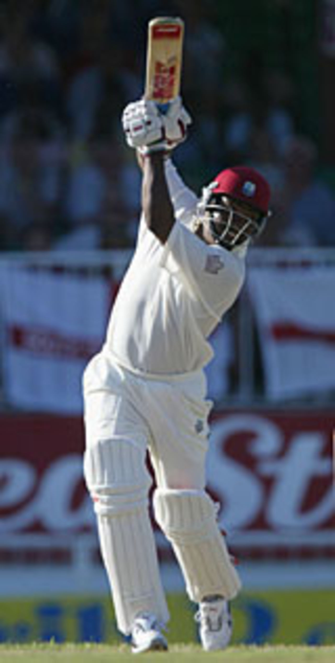 Brian Lara on his way to 86*, West Indies v England, 4th Test, Antigua, April 10, 2004