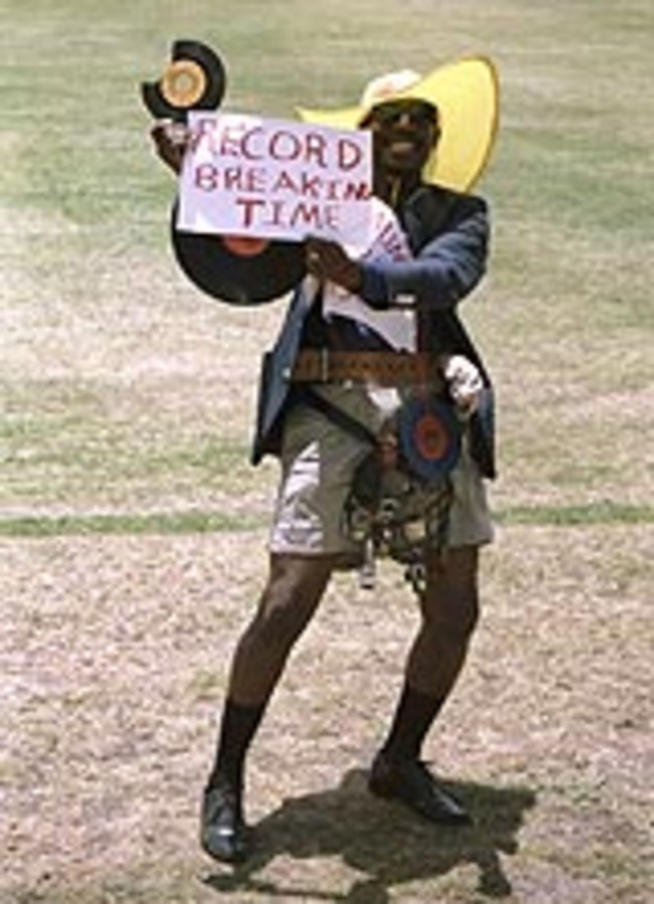 Record-breaking time, England v West Indies, Antigua, April 18, 1994