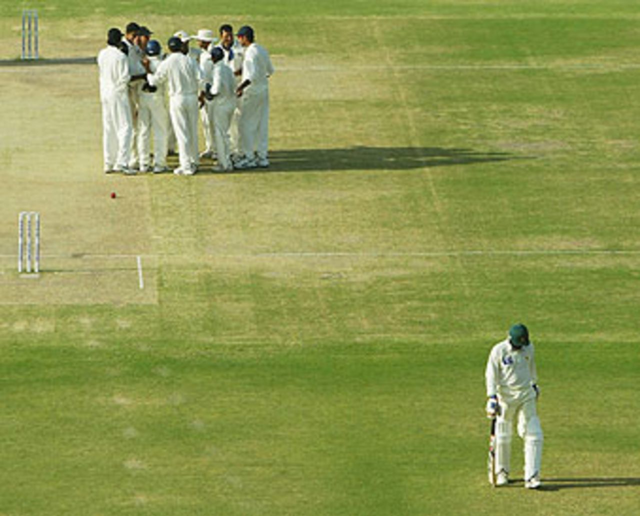 India, on the verge of their first Test win in Pakistan, Pakistan v India, 1st Test, Multan, 4th day, March 31, 2004