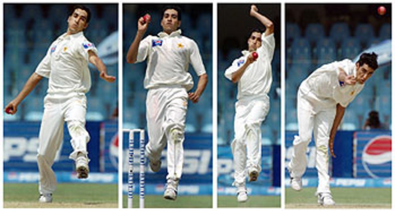 With unrelenting accuracy, Umar Gul rips the heart out of India, Pakistan v India, 2nd Test, Lahore, 1st day, April 5, 2004