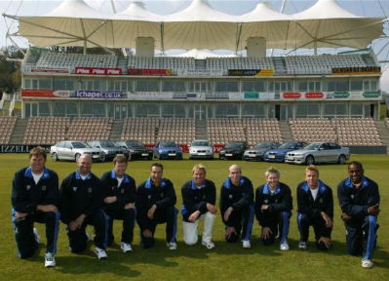 BMW Scotthall provide Hampshire cricket with 10 cars for 2004 season