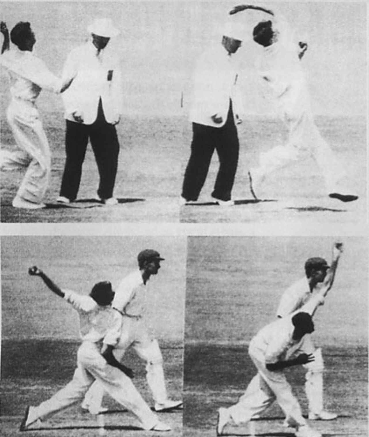 Ian Meckiff filmed during his 6 for 38 against England at the MCG in 1958-59.  After this match he was labelled as a chucker by the British media