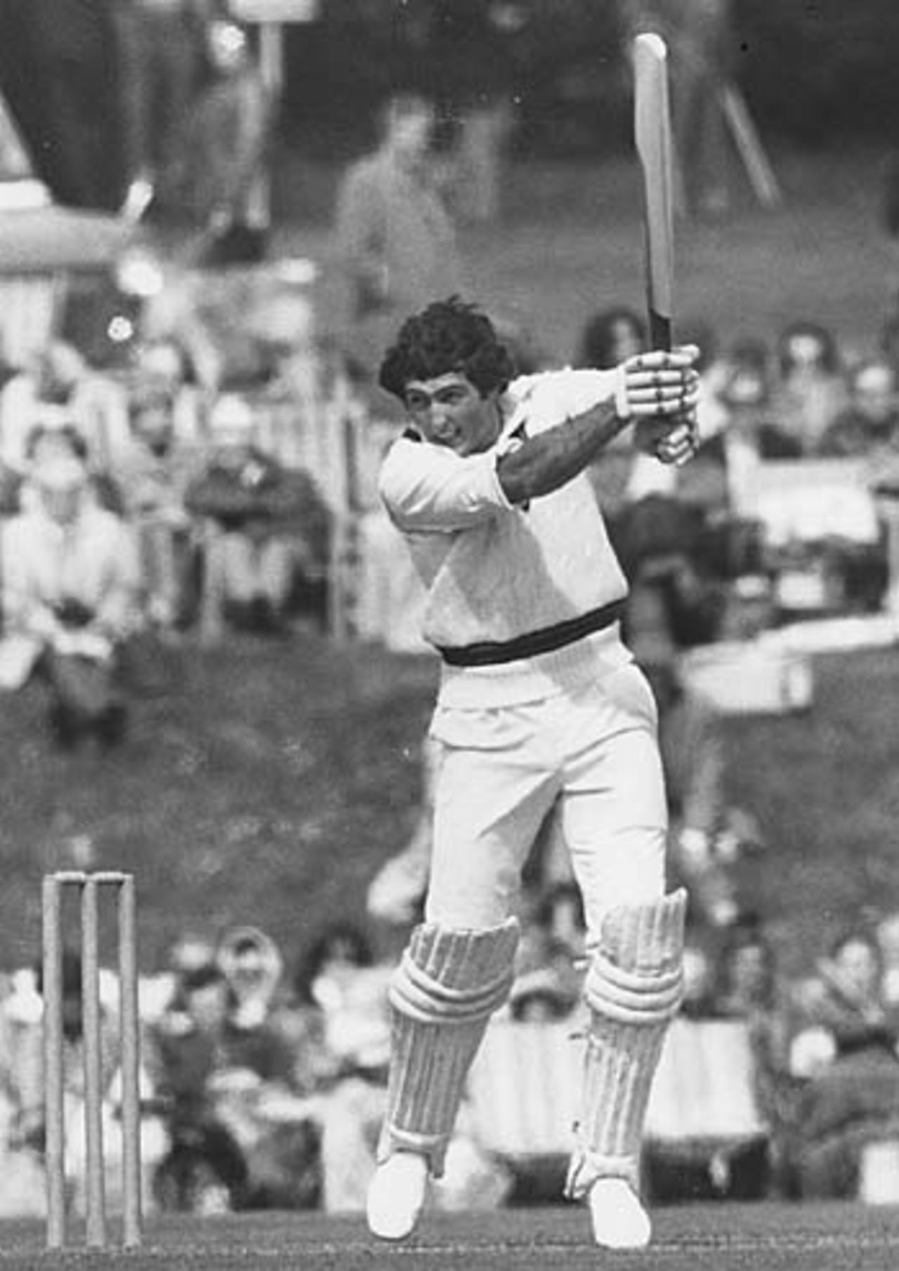 Craig Serjeant batting for Australians at Arundel, April 27, 1977