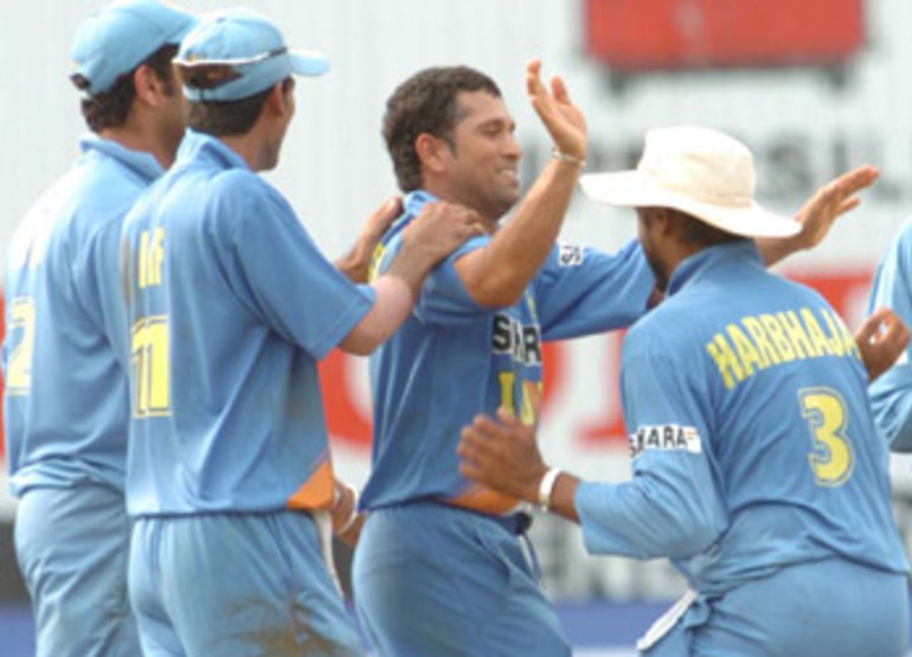 Tendulkar once again came up with a magical performance - this time with the ball