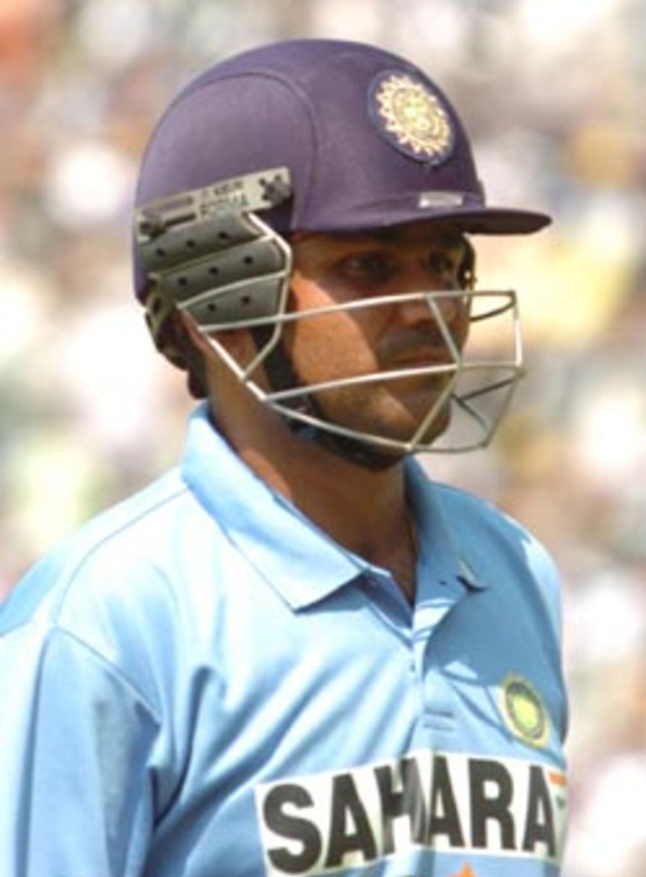 Sehwag's dismissal, at the hands of Naved-ul-Hasan, meant that the Indian's were straight away on the back foot.