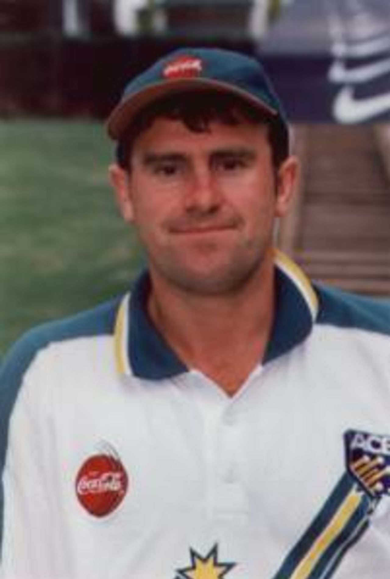 Portrait of Mark Taylor, Australia in South Africa, February 1998.