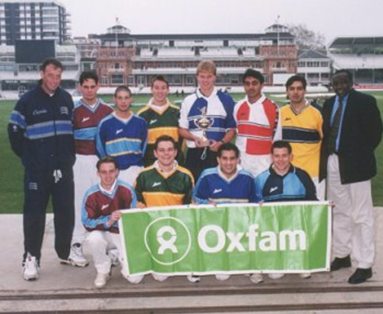 The PCA lend their support to the Oxfam Varsity Cricket matches, six of which will take place during 2000.  Photo: Lord's, 3 May 2000