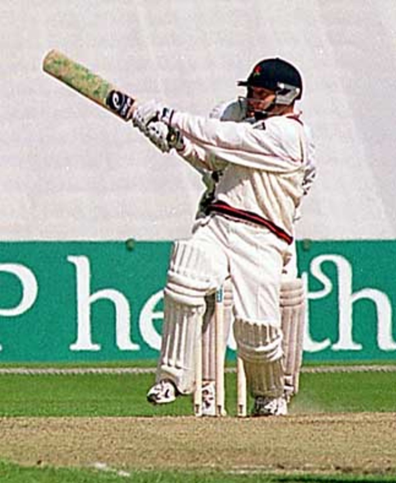 Neil Fairbrother pulls at Old Trafford, 4th May 2000