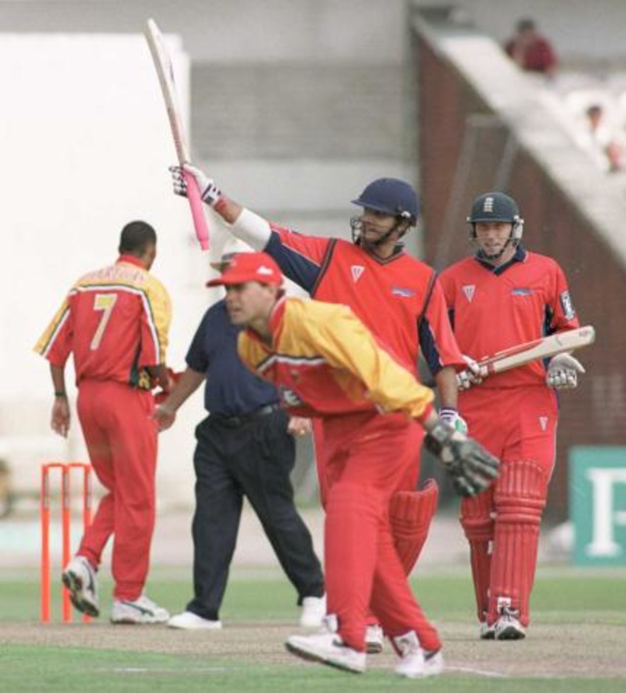 Sourav Ganguly reaches his 50, Old Trafford 7 May 2000