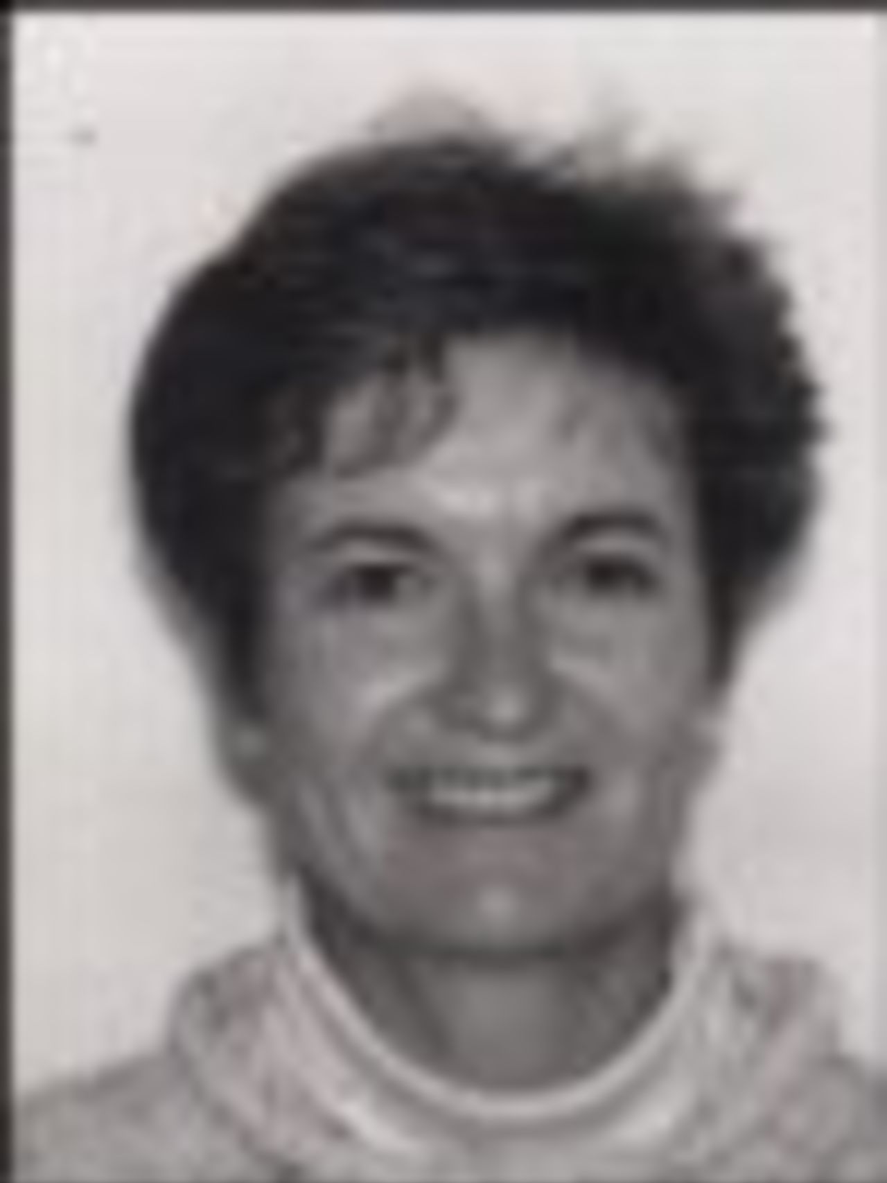 Passport picture of Marie van der Merwe