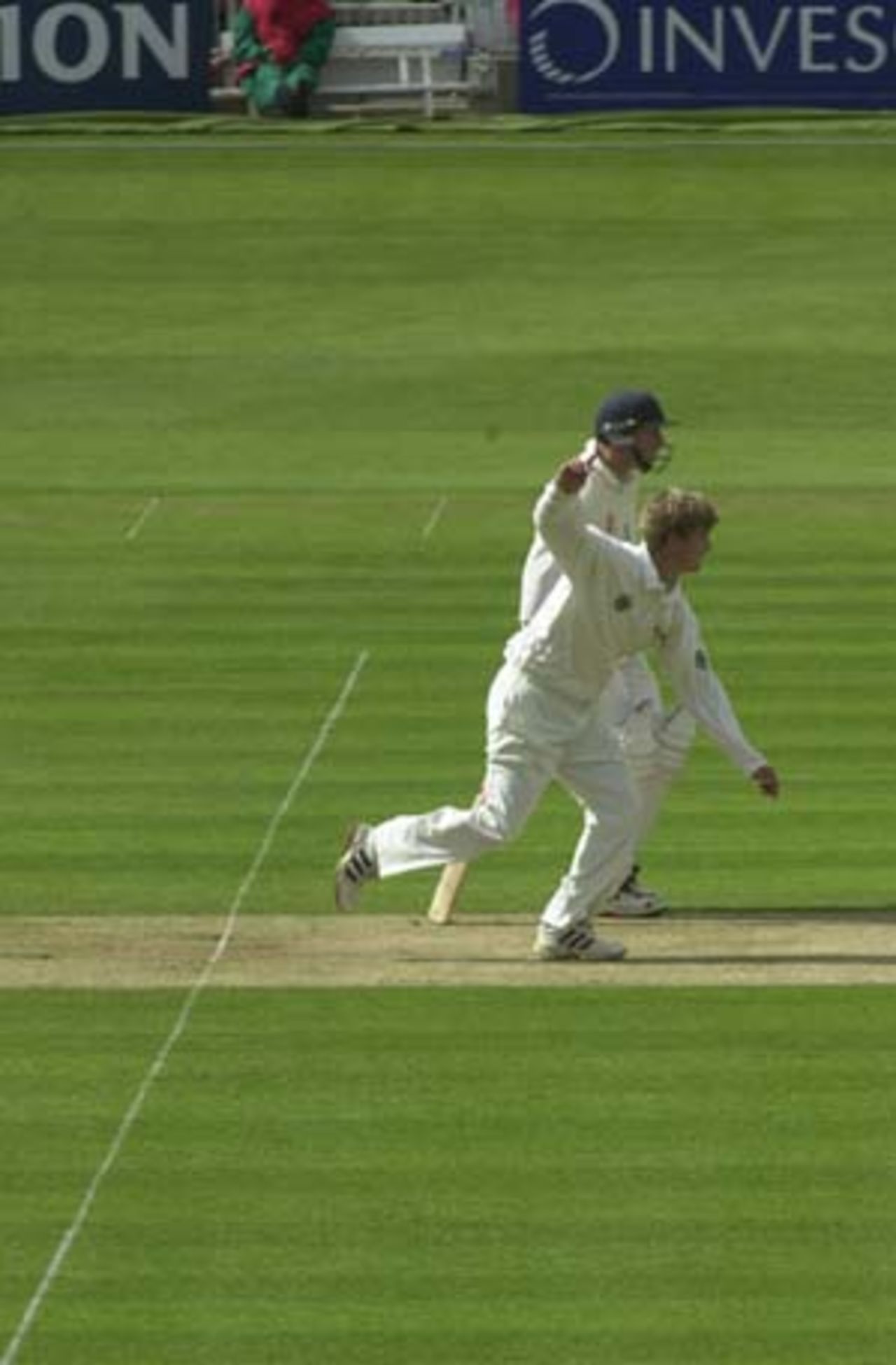 Strang had no luck in the play before tea