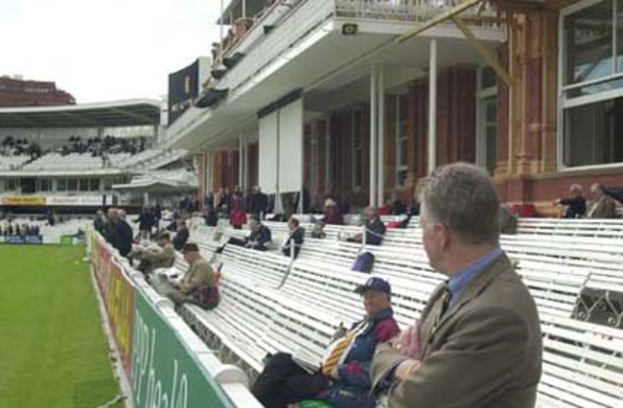 Pictured during the England v Zimbabwe test 2000