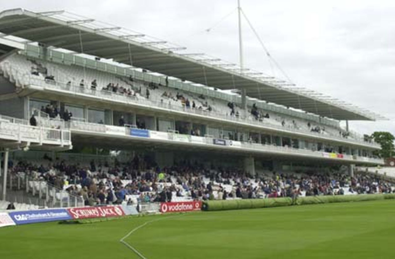 Pictured during the England v Zimbabwe test 2000