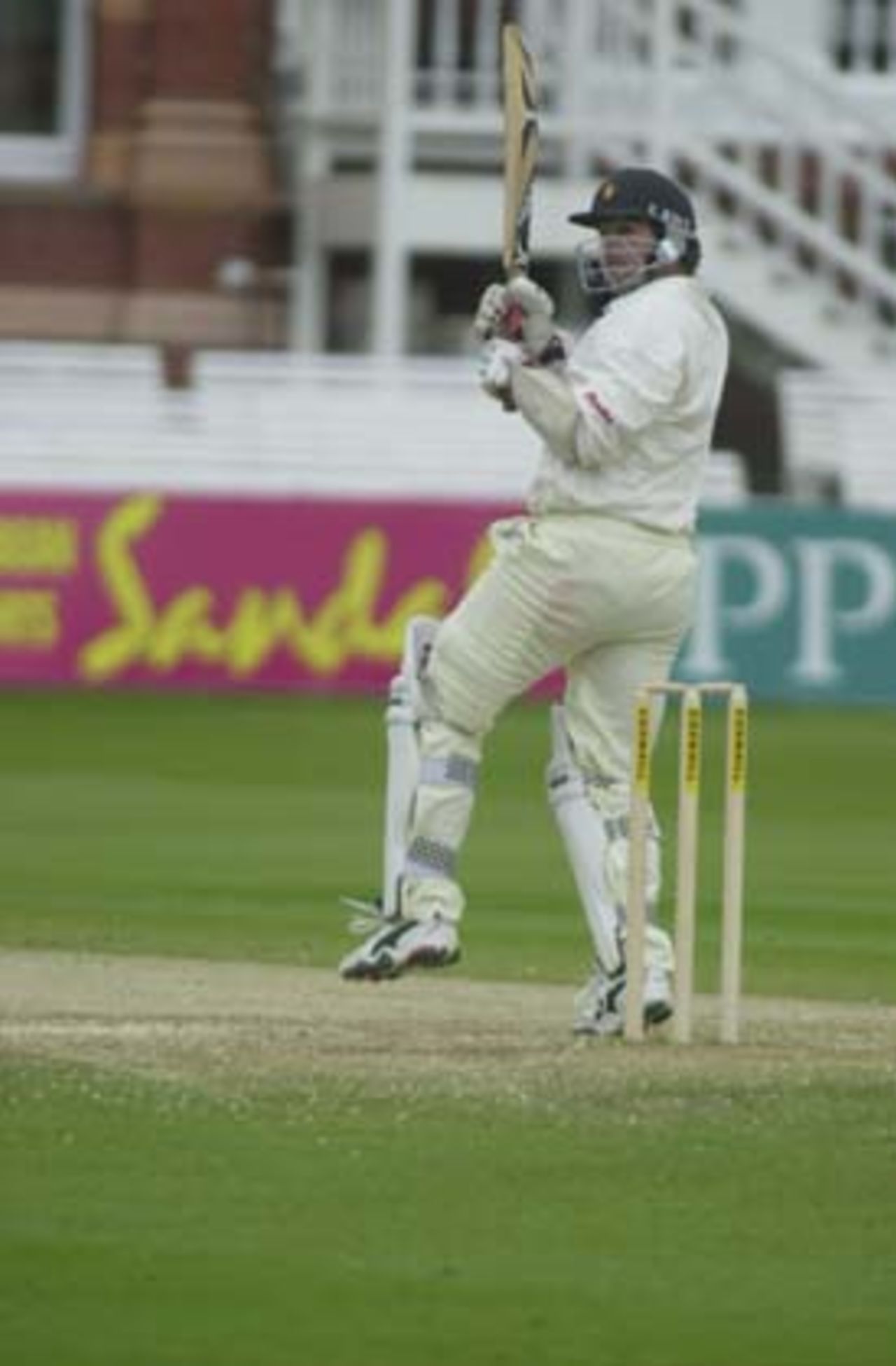 This ball was caught by Hick off Caddick