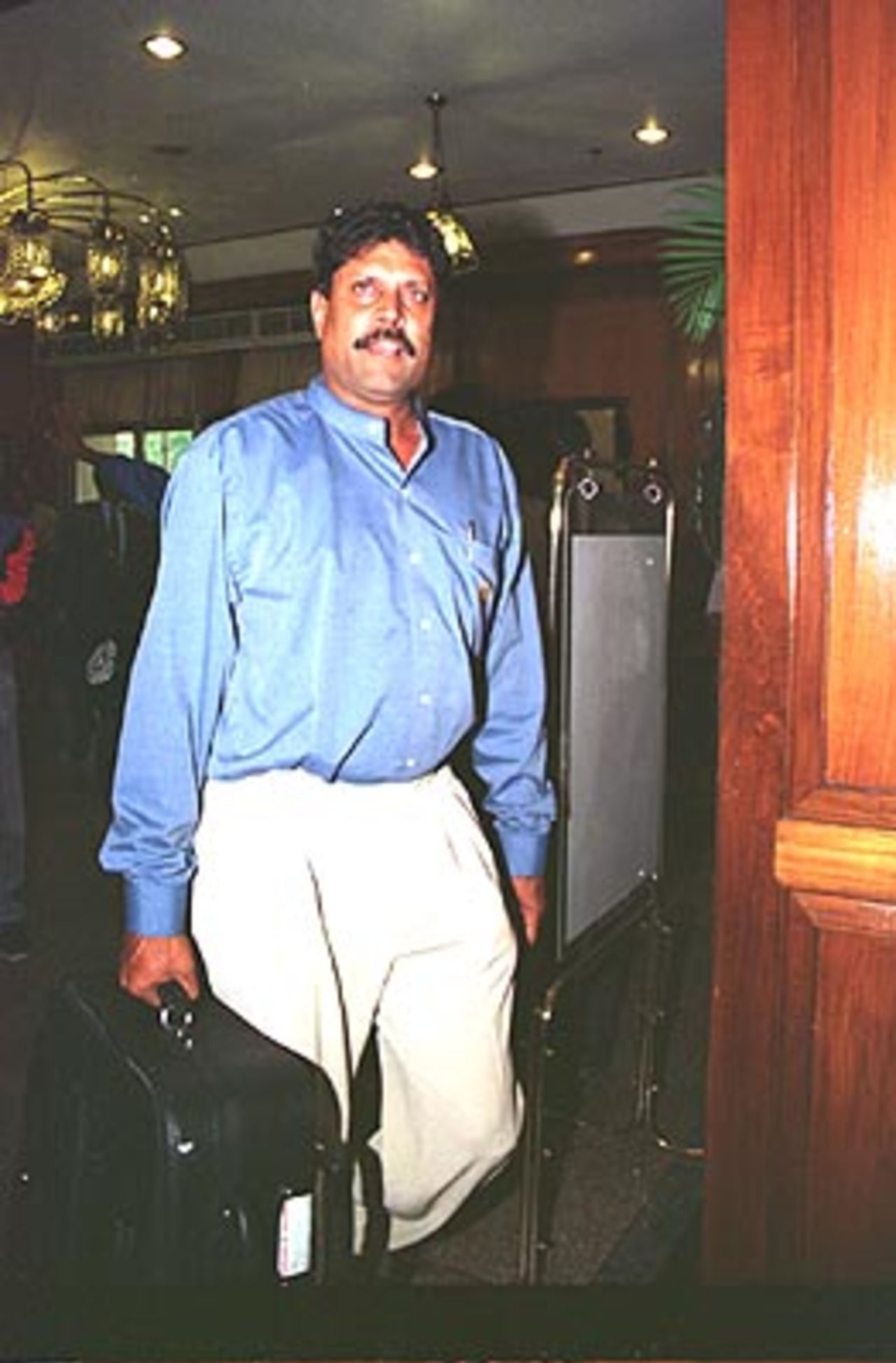 Indian coach, Kapil Dev, at the hotel in Dhaka, Asia Cup, Dhaka