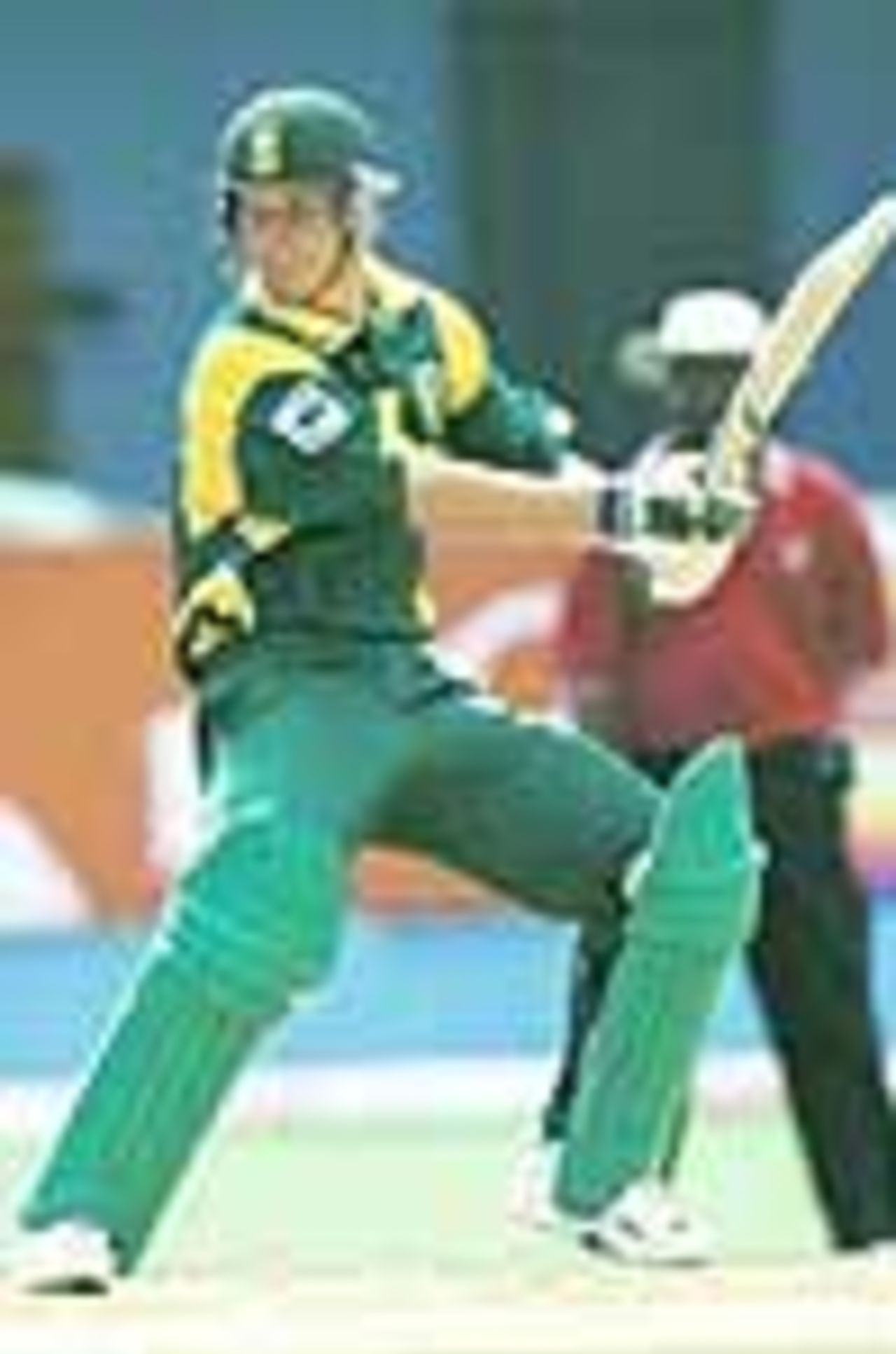 South African batsman pictured on the tour of the West Indies in 2001