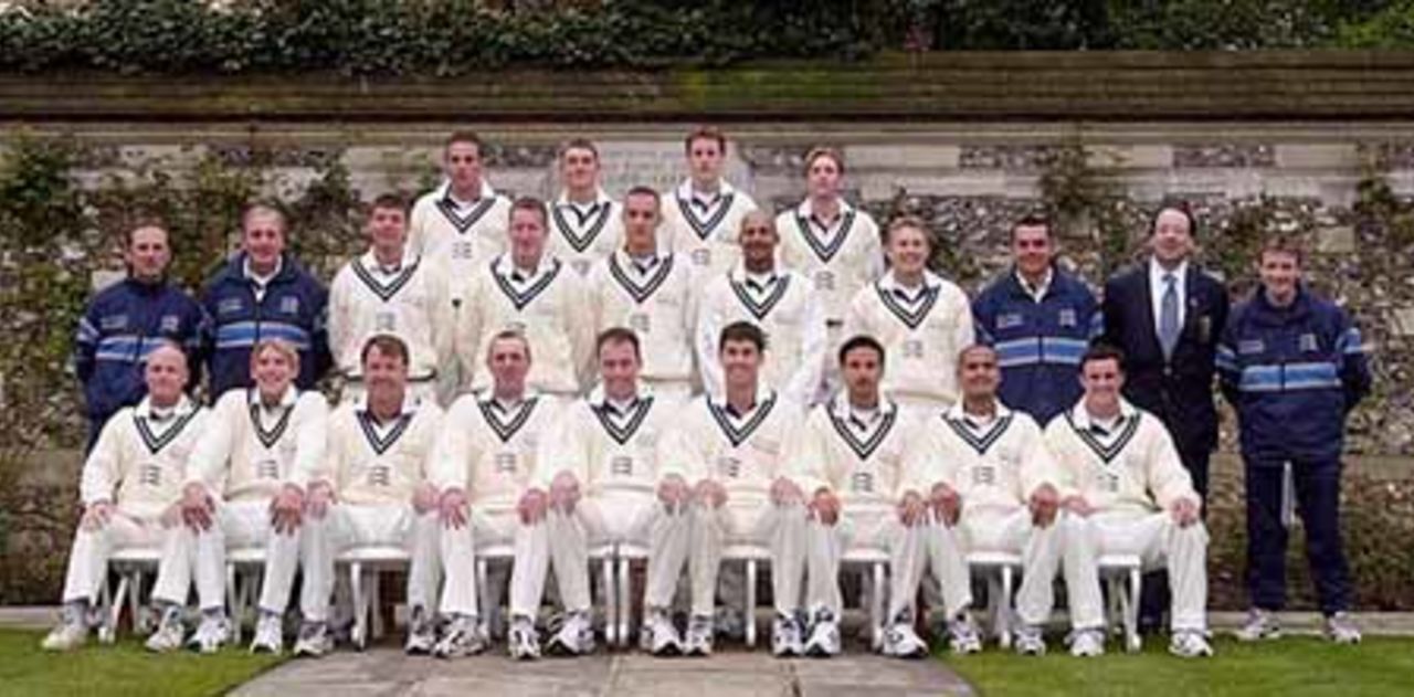 Taken at the Middlesex CCC Photocall, April 2001