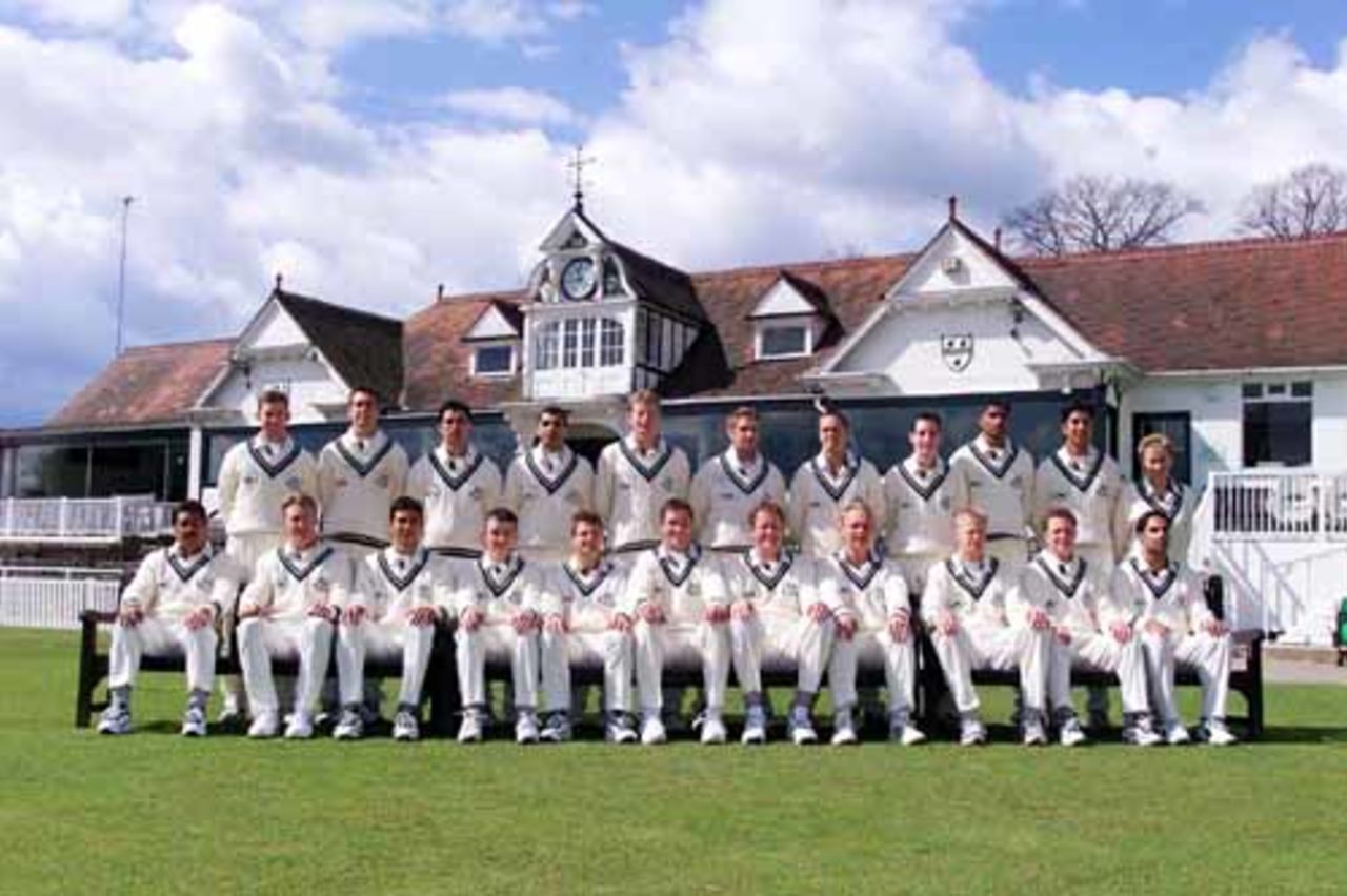 Taken at the Worcs  CCC Photocall, April 2001
