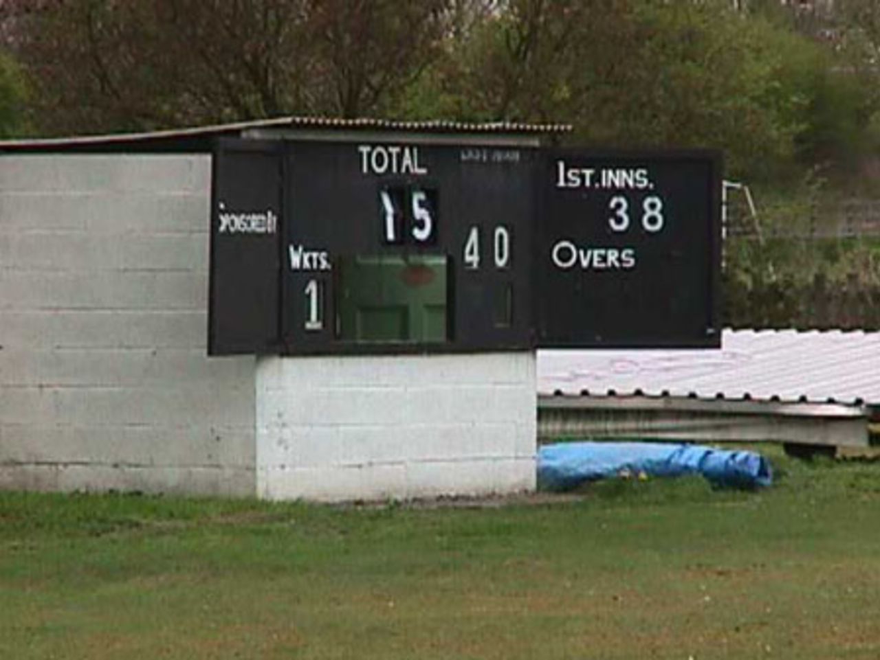 The unusual scorebox tells a sorry tale