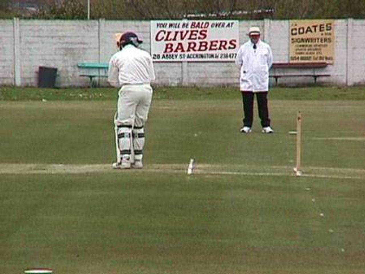 And turning the same bowler off his legs