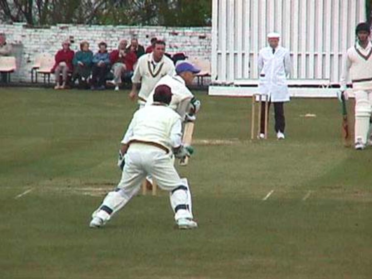 Jon Kent plays Steve Juliff into the off side
