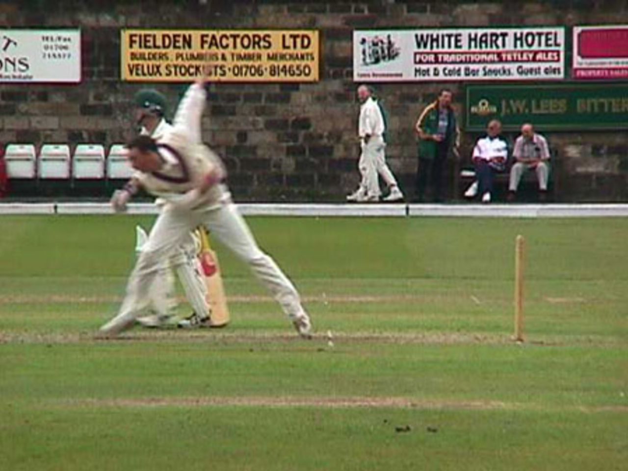 Stephen Oddy from the side - as some batsmen would prefer to see him
