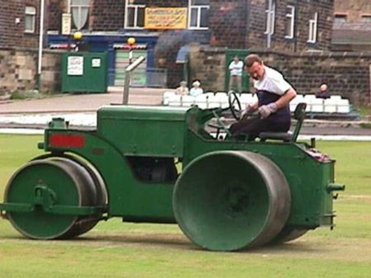 It's time for the roller - one for Fred Dibnah