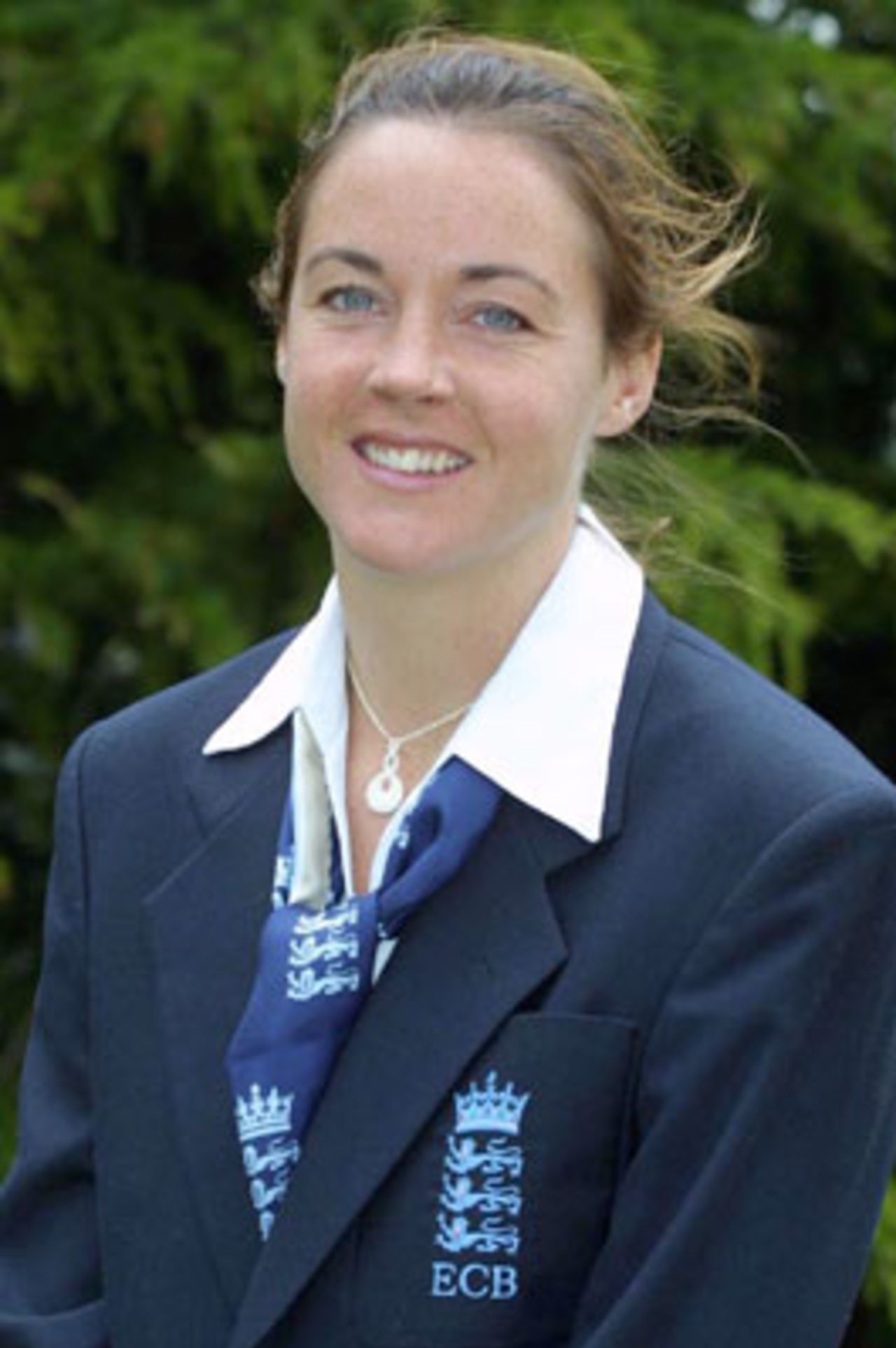 Portrait of Karen Giles - England physiotherapist in the CricInfo Women's World Cup 2000