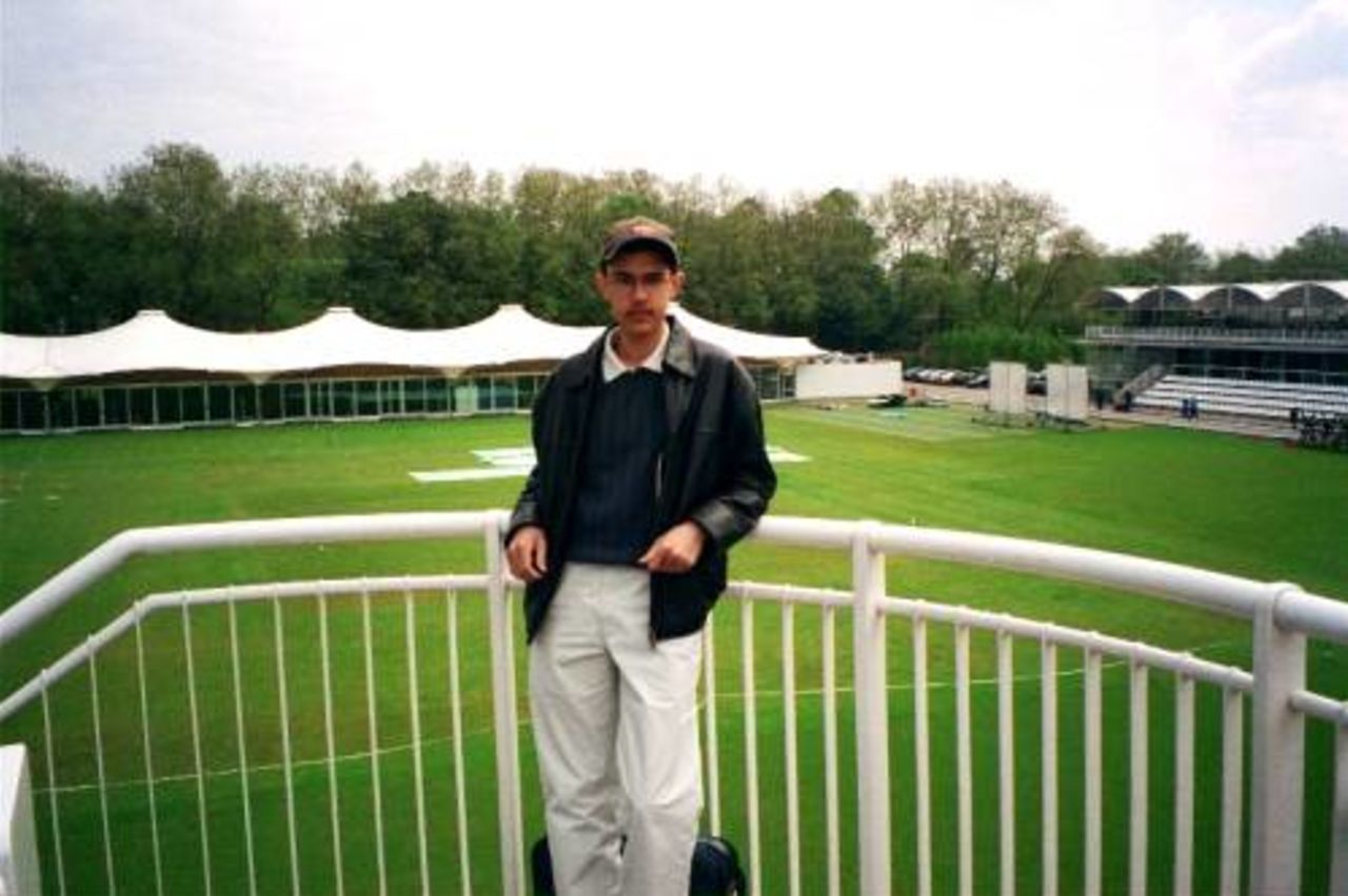 Bilal Zaigham, the winner of the ECC's Cricket Day competition