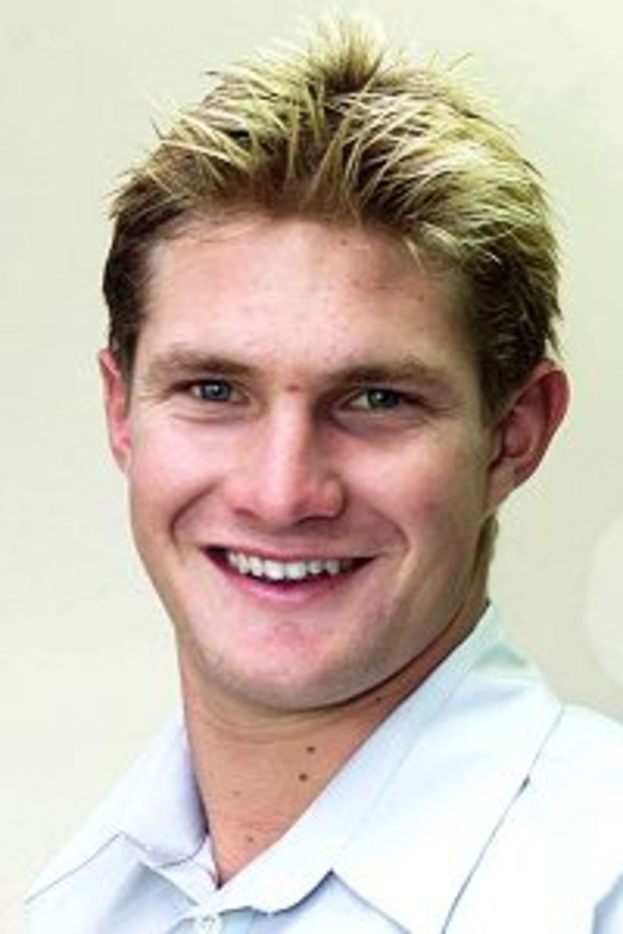 Portrait of Shane Watson, March 2002