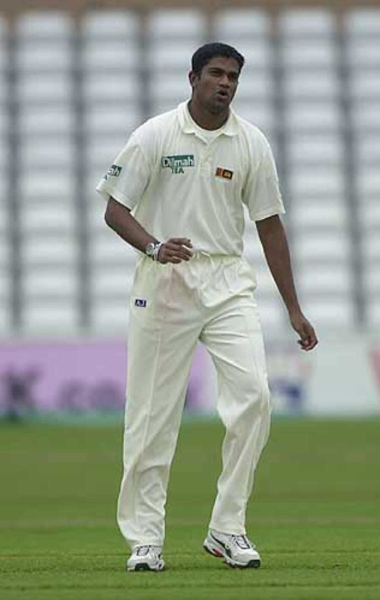 Nuwan Zoysa goes back to his mark
