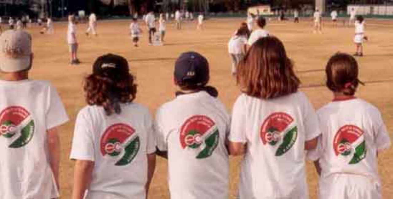Kitted out in their ECC Spirit of Cricket Shirts, these boys and girls from Tel Aviv enjoy the tournament