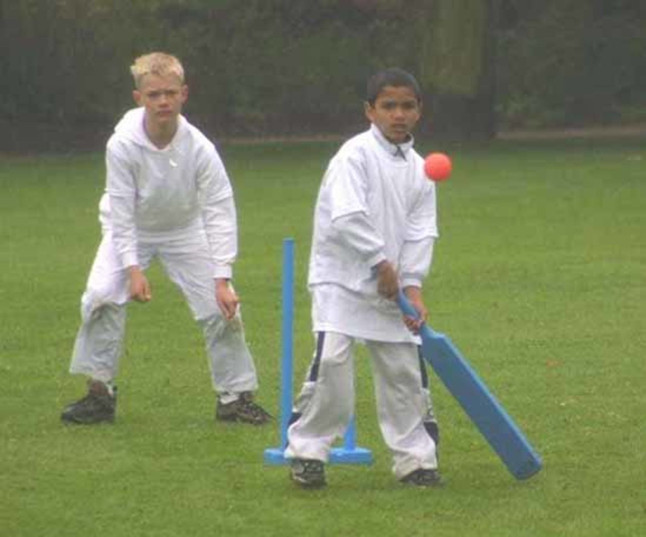 A watchful young player, ECC Cricket Weekend