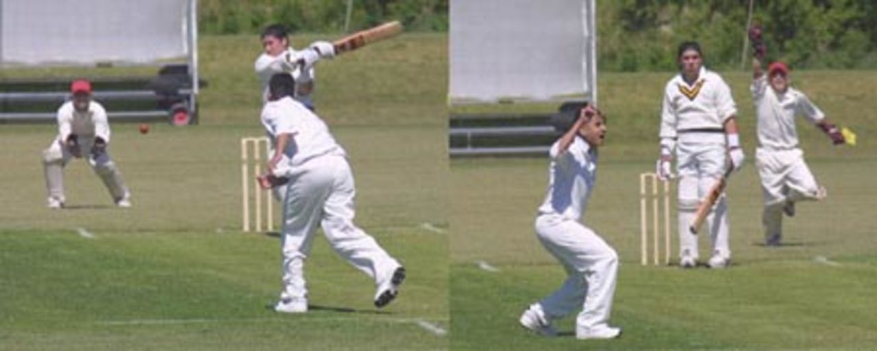 Rocky Chawla has the only German batsman to make a mark - Khalid caught behind by Termansen