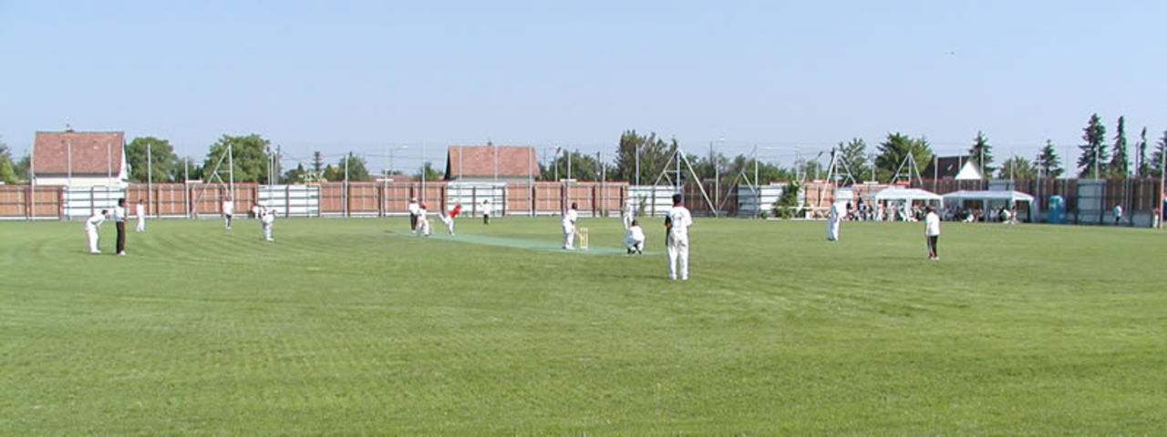 The inaugural match at Concordia CC's Markomannenstrasse ground