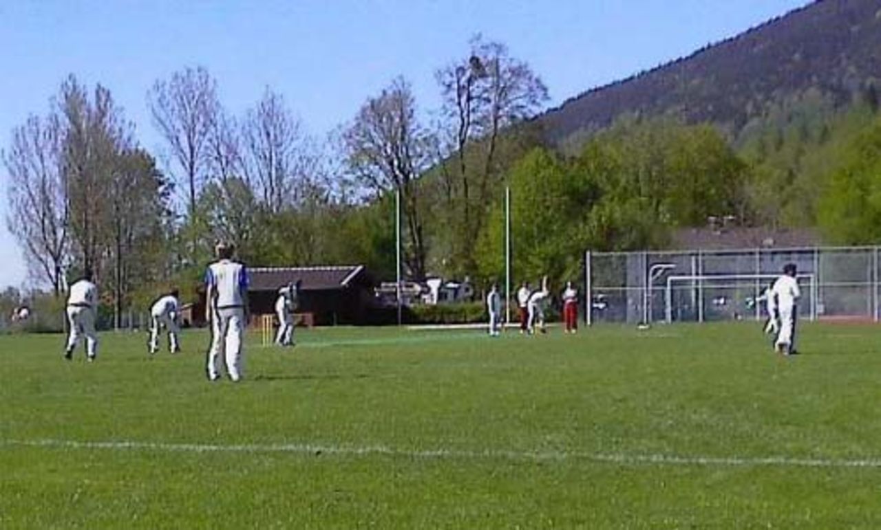 Net practice in Germany for Spirit of Cricket weekend