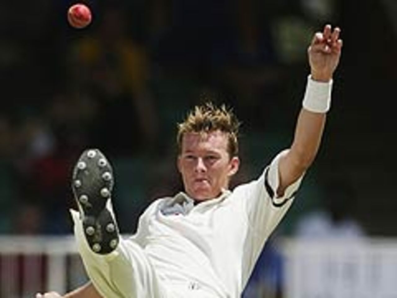 WI v Aus 120503 Brett Lee silly walk