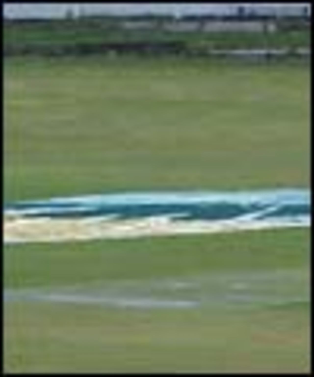 Rain stops play at Thorneyholme Road Accrington in the Lancashire League