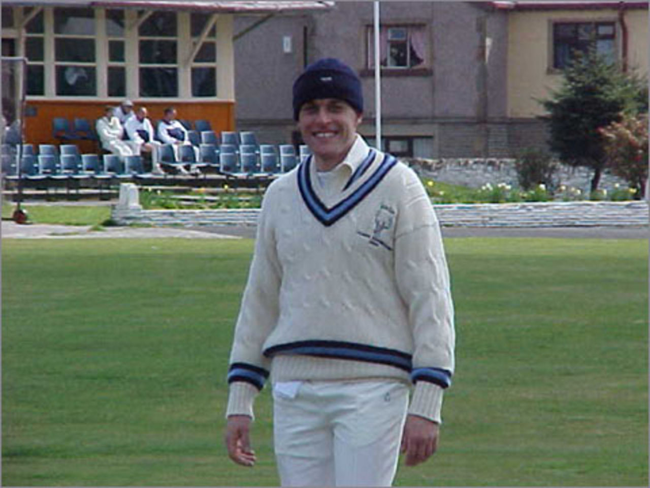Bacup's David Ormerod dressed for the occasion when his team retained the Colne Trophy against Ramsbottom on a bitterly cold day