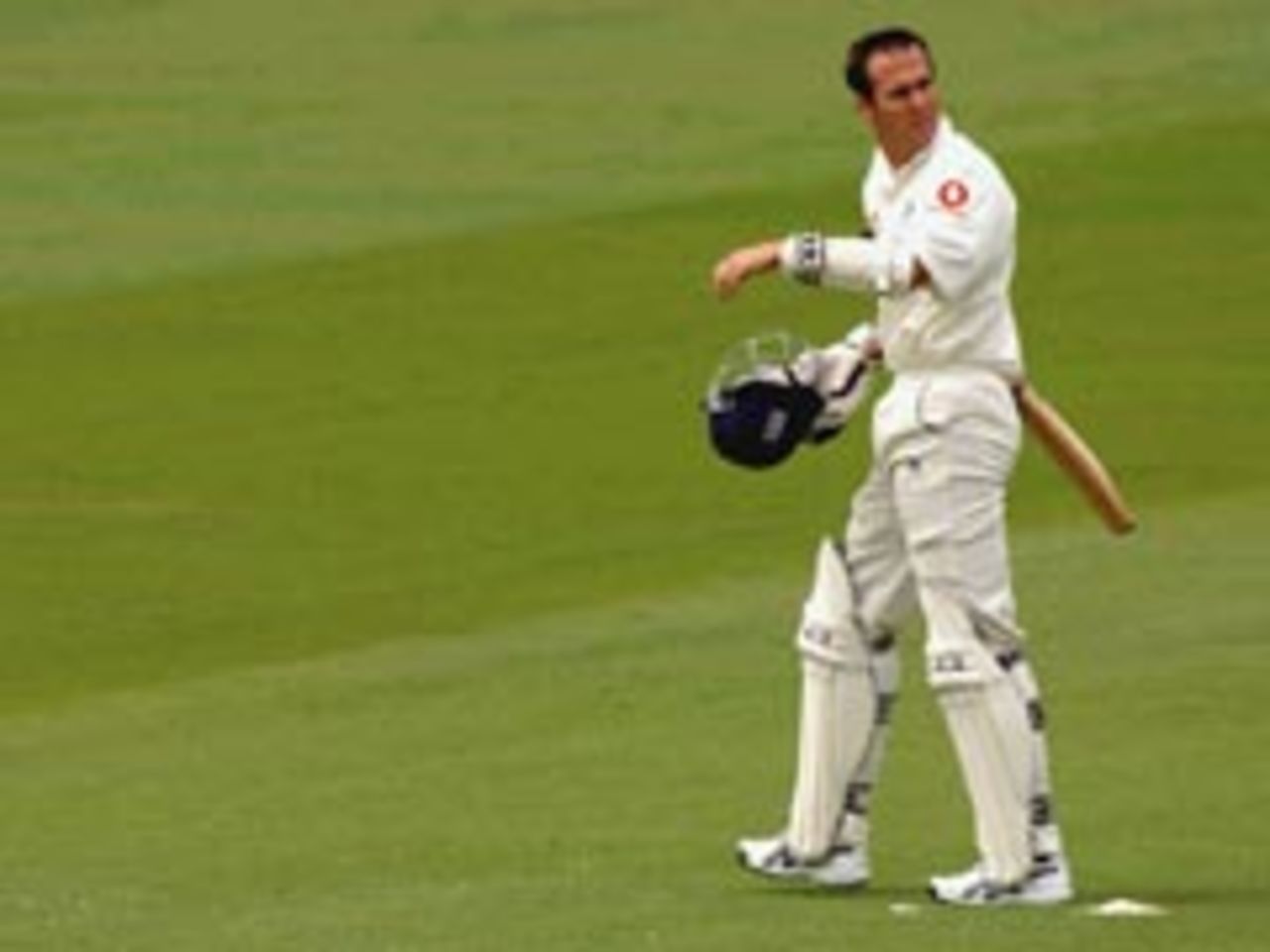 How did that get through?: Michael Vaughan returns to the pavilion