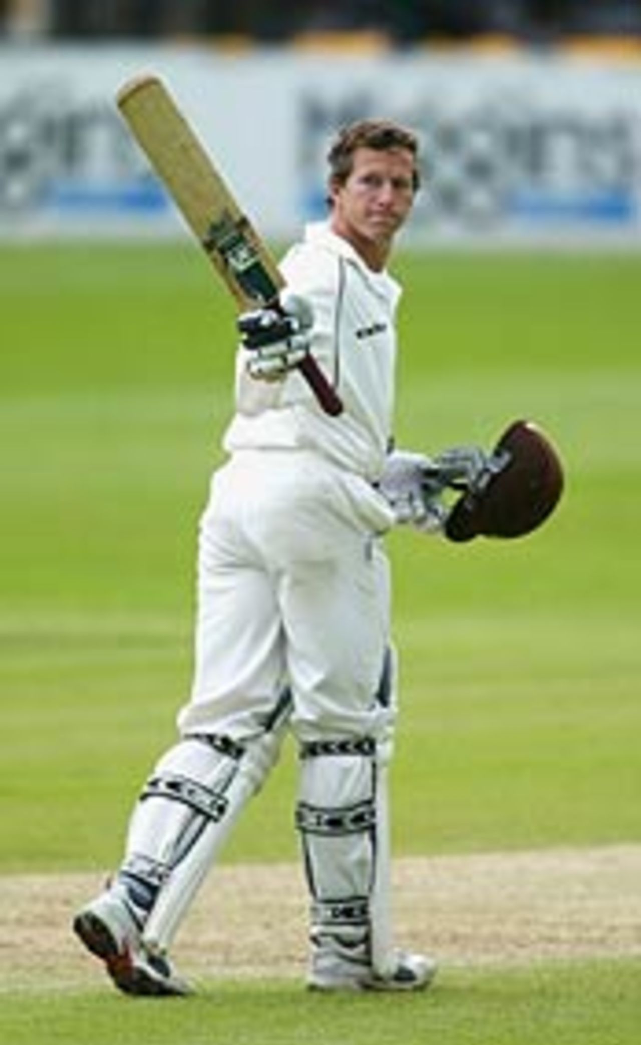 Jon Batty reaches his hundred for Surrey against Essex (May 23, 2003)