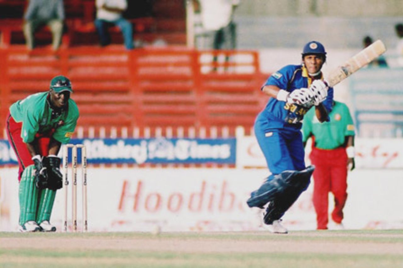 Tillakaratne in action during his innings of 43, 4th Match: Kenya v Sri Lanka, Cherry Blossom Sharjah Cup, 6 Apr 2003