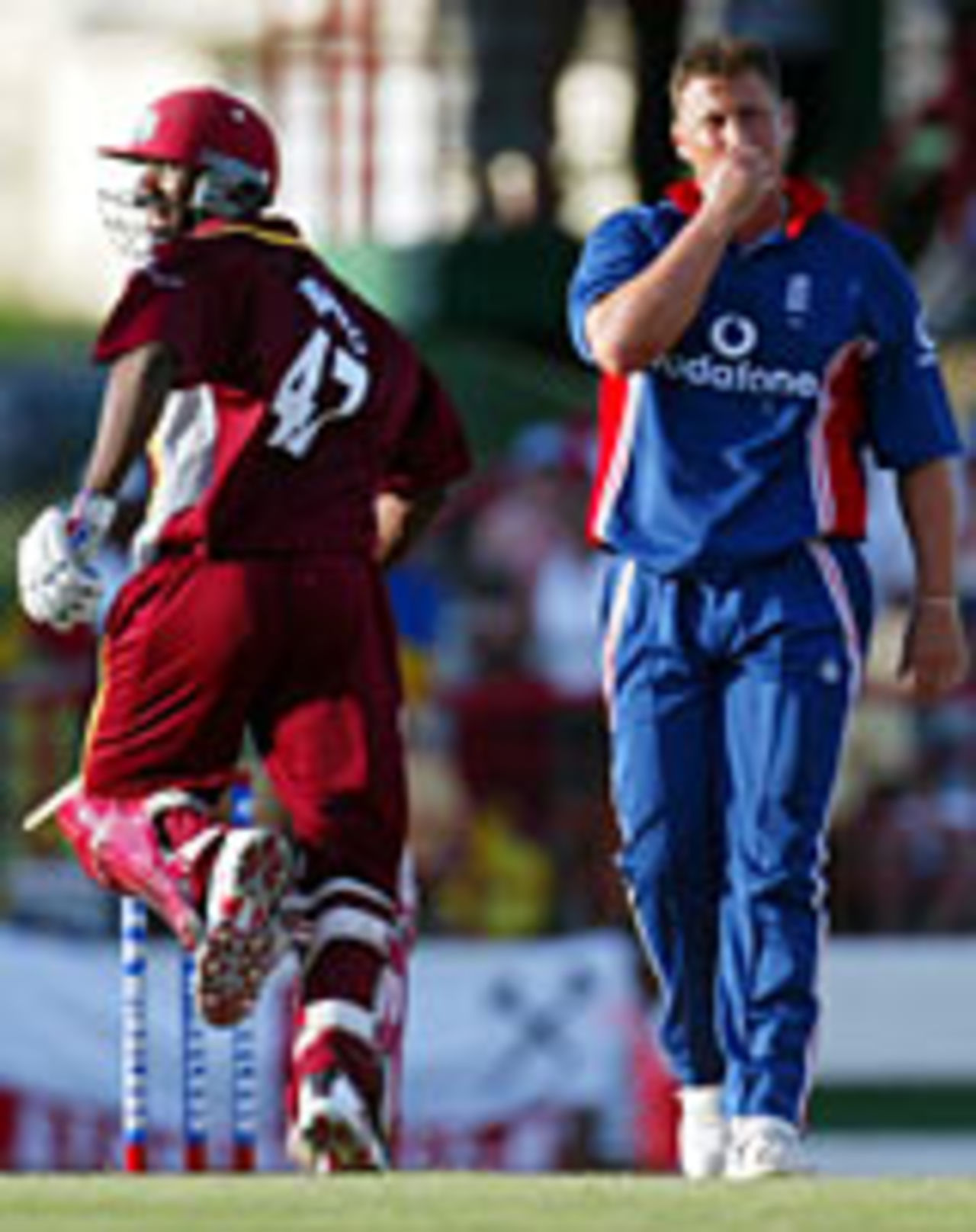 Darren Gough, West Indies v England, 6th ODI, St Lucia, May 2, 2004