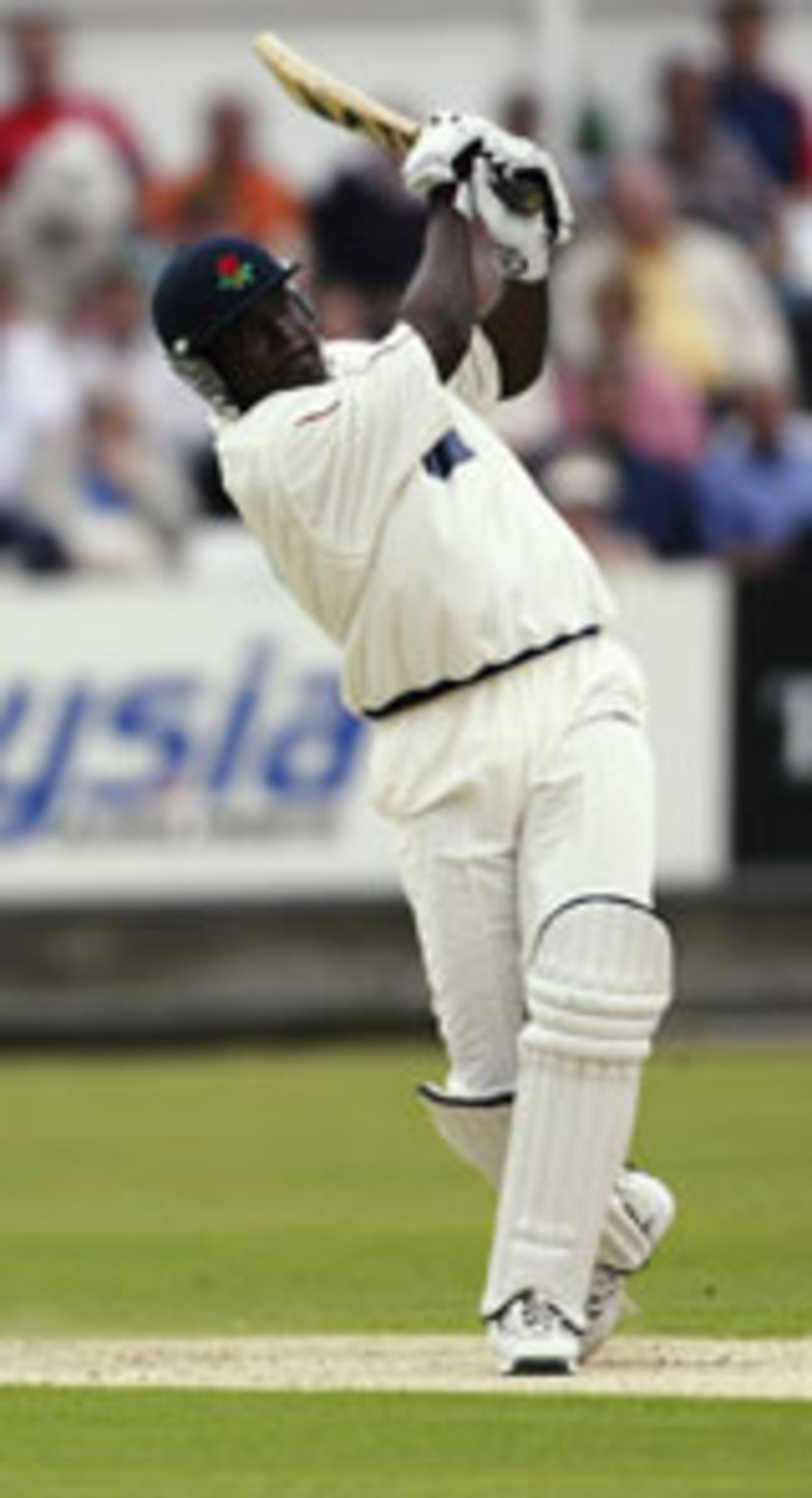 Carl Hooper hits out for Lancashire v Durham, Chester-le-Street, May 28, 2003