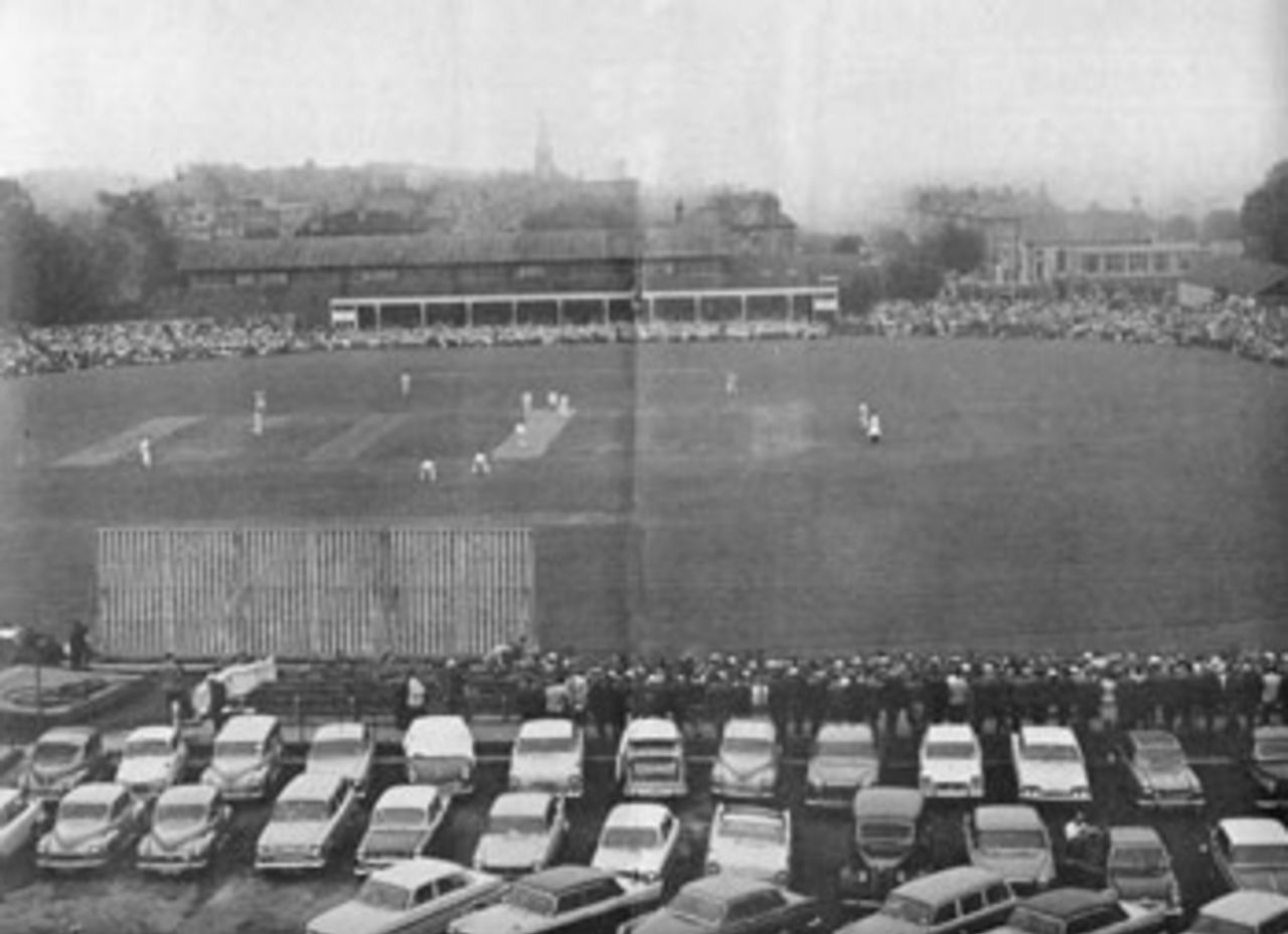 A view showing part of the record mid-week attendance of 15,000 who watched Sussex beat Yorkshire, the reigning county champions, by 22 runs in the Second Round of the competition on Wednesday, June 12. Sussex went on to become the first holders of the Gillette Cup by beating Worcestershire in the final at Lord's, 1963