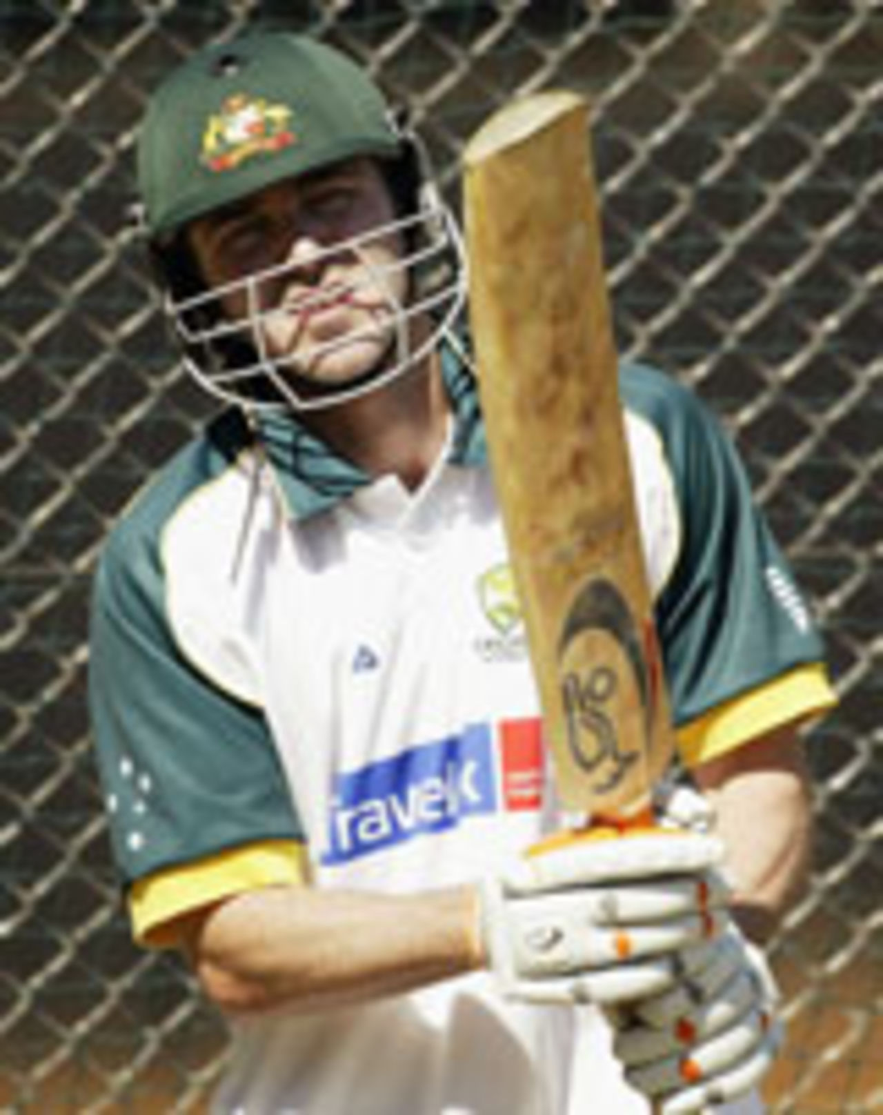 Damien Martyn in the nets at Harare, May 15, 2004