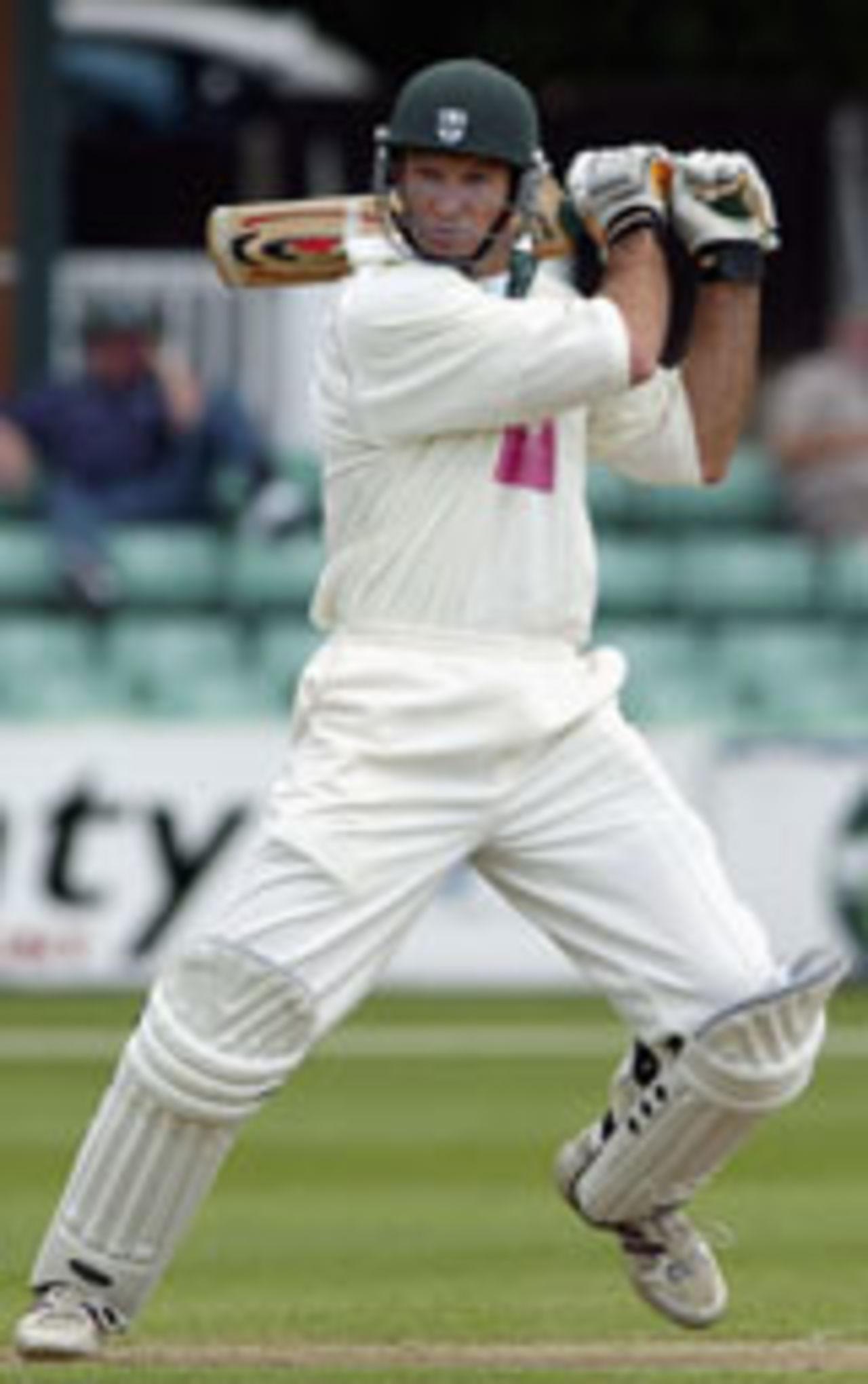 Graeme Hick on the attack for Worcestershire v Gloucestershire, Worcester, May 18, 2004