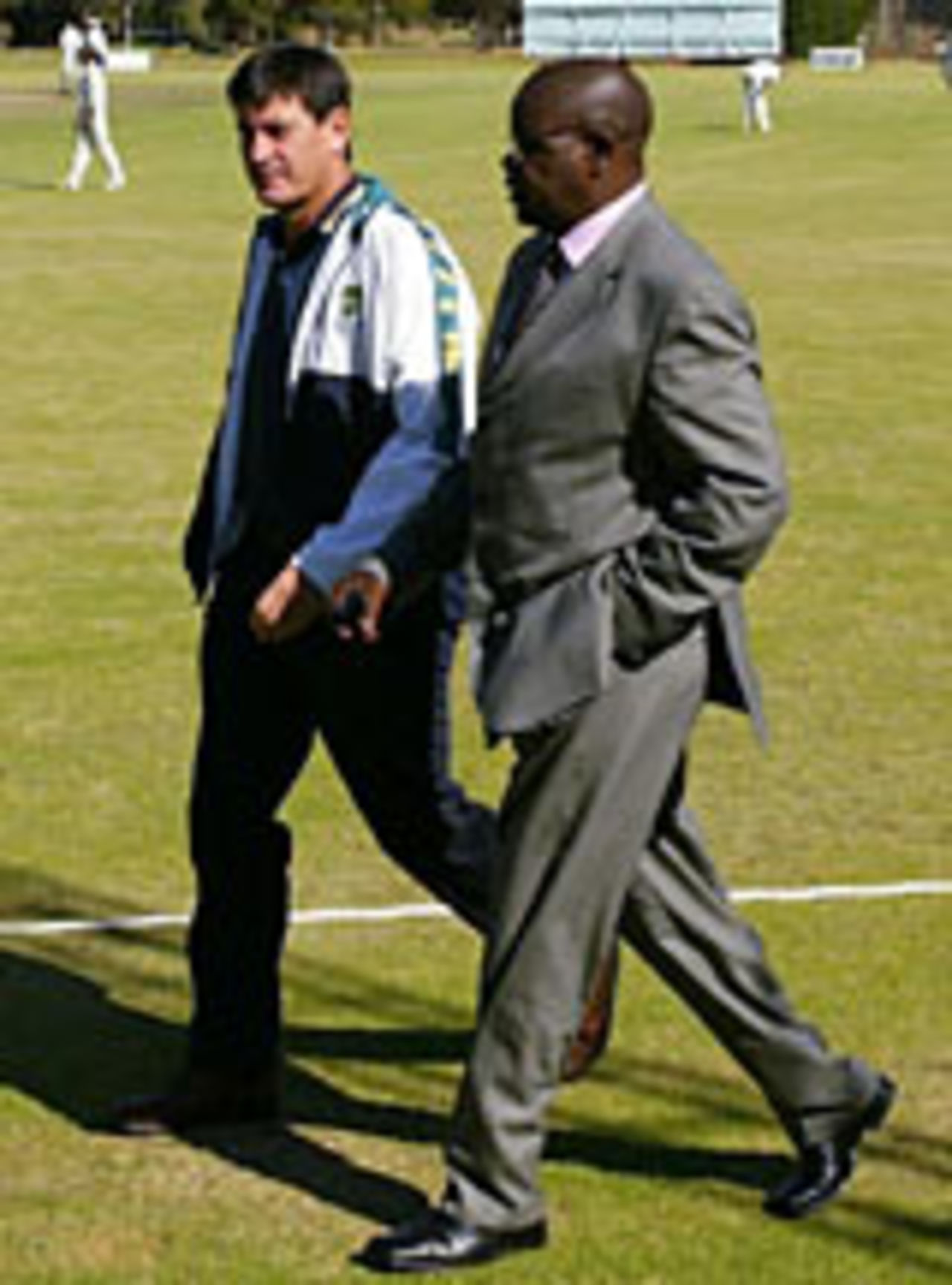 Peter Chingoka and Steve Bernard , Harare, May 18, 2004