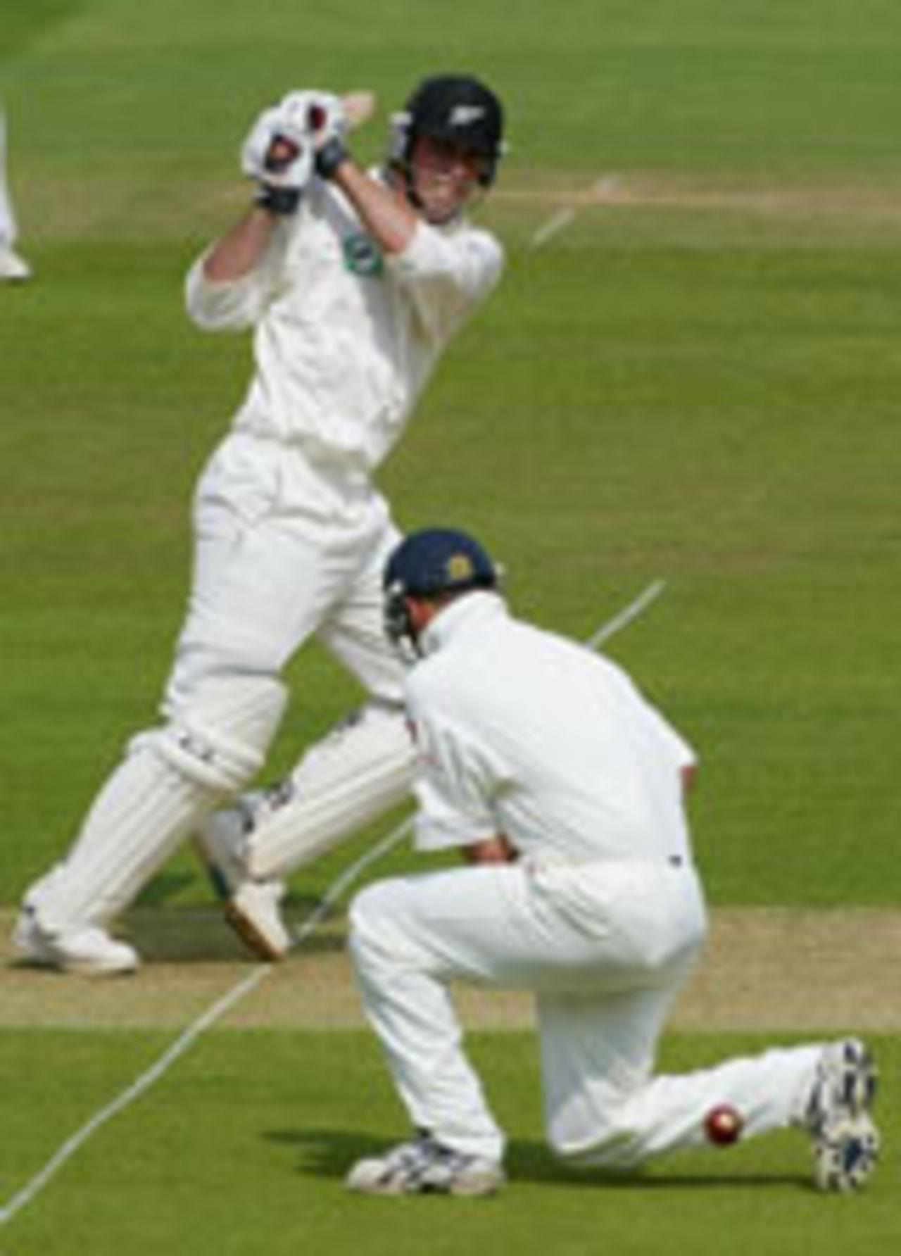 Stephen Fleming pulls, England v New Zealand, Lord's, May 20, 2004