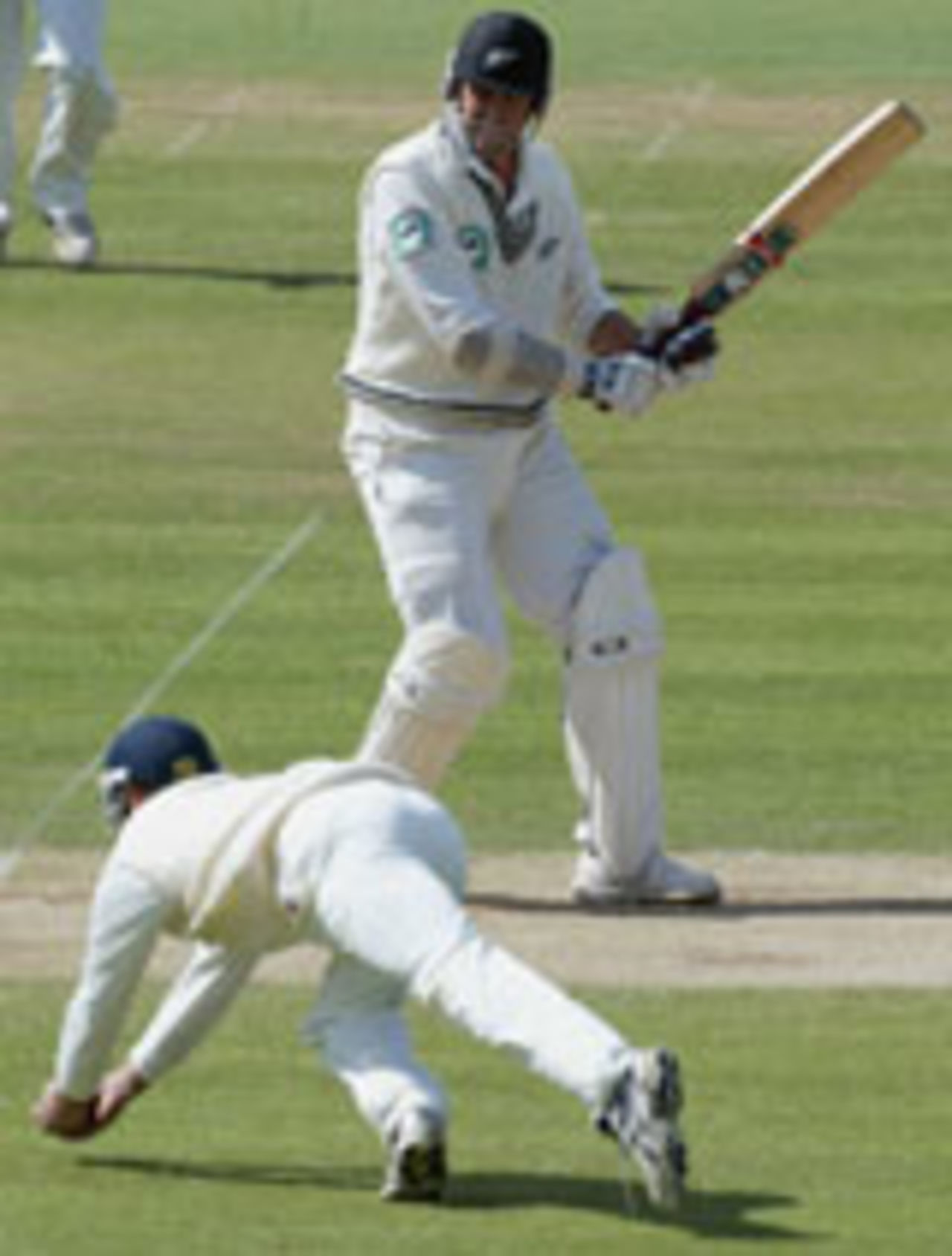 Nasser Hussain catches Stephen Fleming, England v New Zealand, 1st Test, Lord's, May 22, 2004